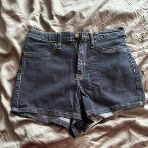 Denim Shorts High Waisted